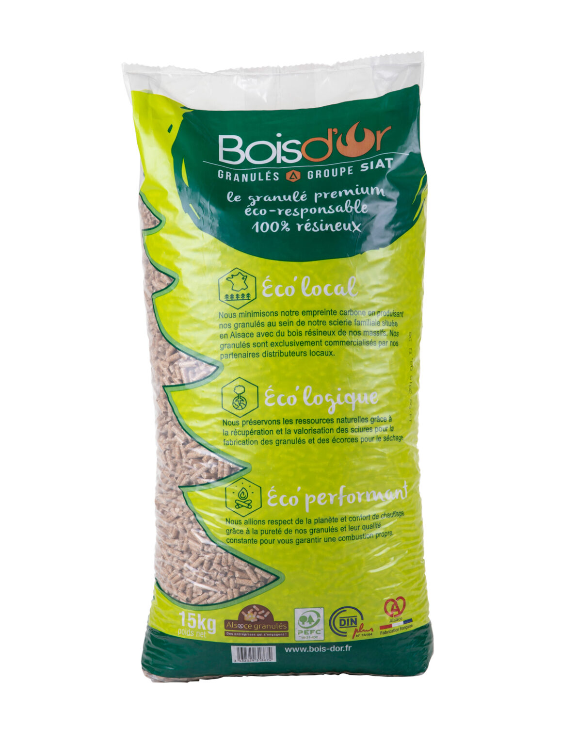 Pellets Bois d'Or 100 résineux 66 sacs de 15 kg Granulest — free download