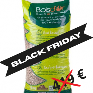 Pellets Bois d'Or - 100% résineux - 66 sacs de 15 kg